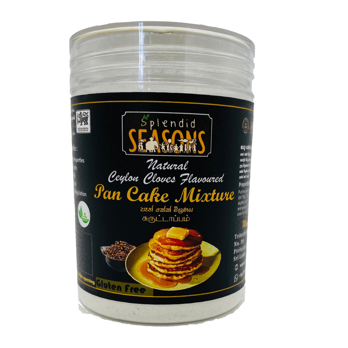 Natural Ceylon Cloves Pan Cake Mixture - 100g