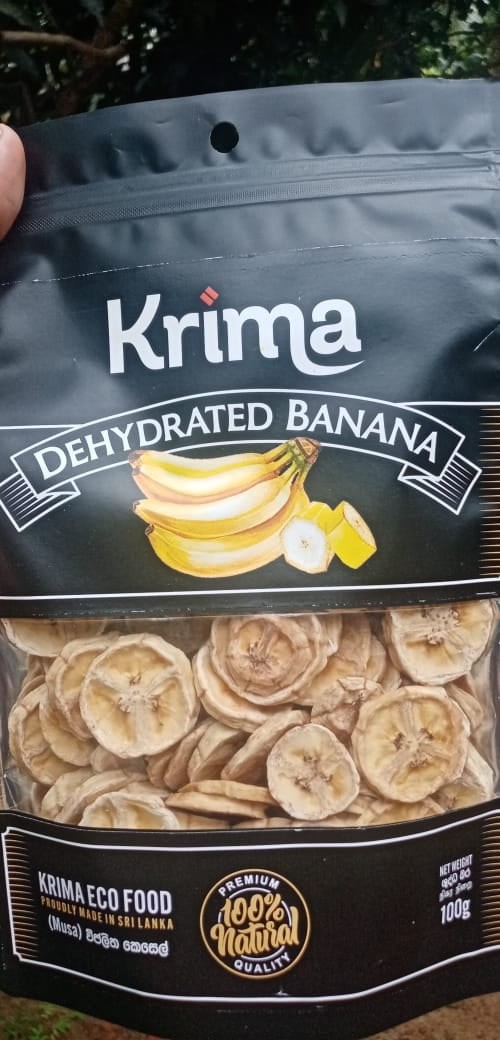 dehydrated banana chips