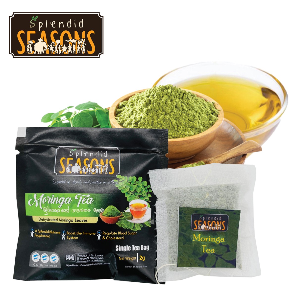 Moringa Tea Bags - 8 pcs.