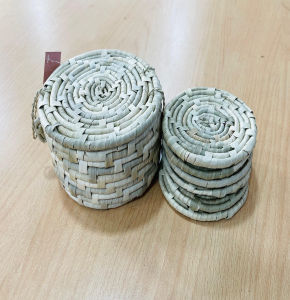 Handmade Weaving Table Mats 6 Pcs Traditional Decorative